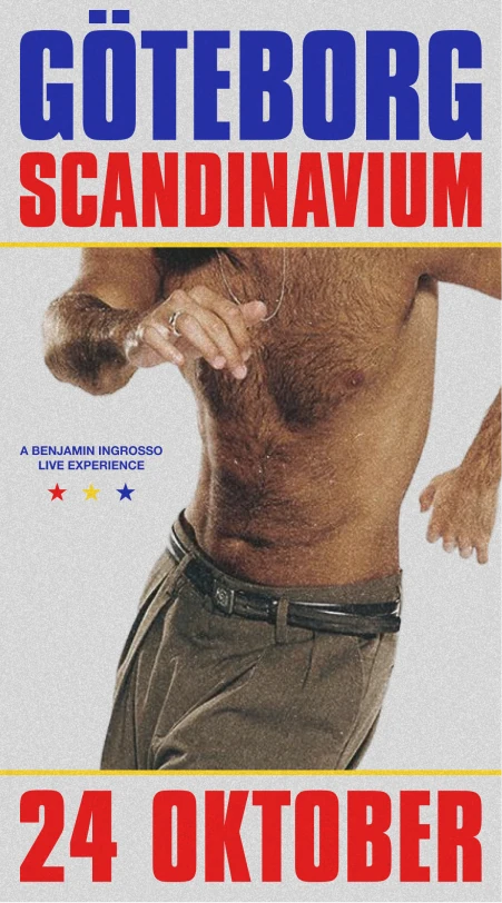 Benjamin Ingrosso — Göteborg, Scandinavium — 24 oktober 2026